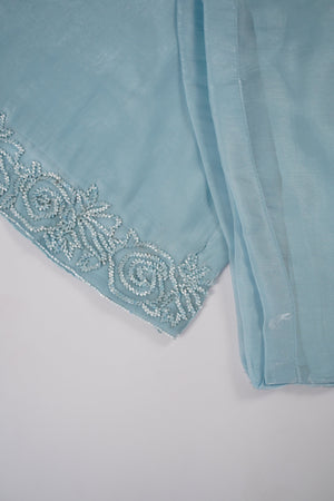 Khaas - Luxury Sheesha Silk Outfit - Hand Work - Ready to Wear MC358- Eid Volume 4