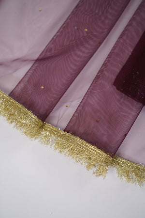 Khaas - Luxury Sheesha Silk Outfit - Hand Work - Ready to Wear - SD357