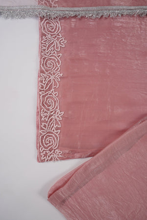 Khaas - Luxury Sheesha Silk Outfit - Hand Work - Ready to Wear MC359- Eid Volume 4