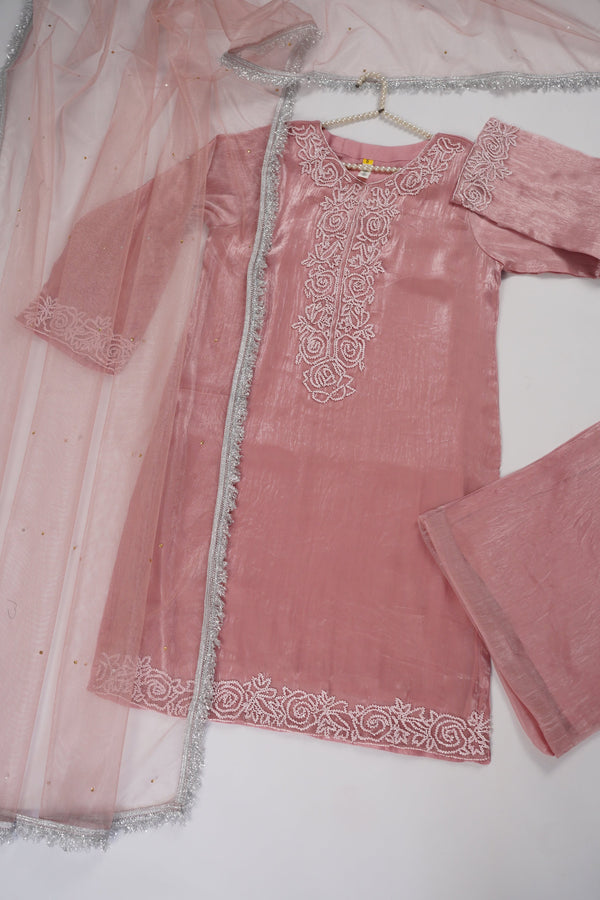 Khaas - Luxury Sheesha Silk Outfit - Hand Work - Ready to Wear MC359- Eid Volume 4
