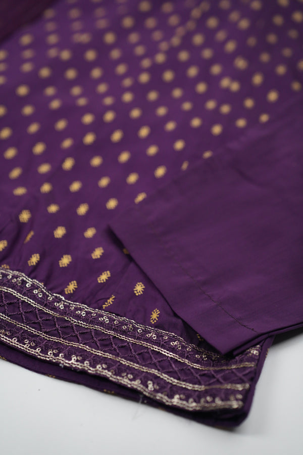 پیاری بیٹی - Kids Festive Collection Outfit with Trouser and Dupatta - Ready to Wear