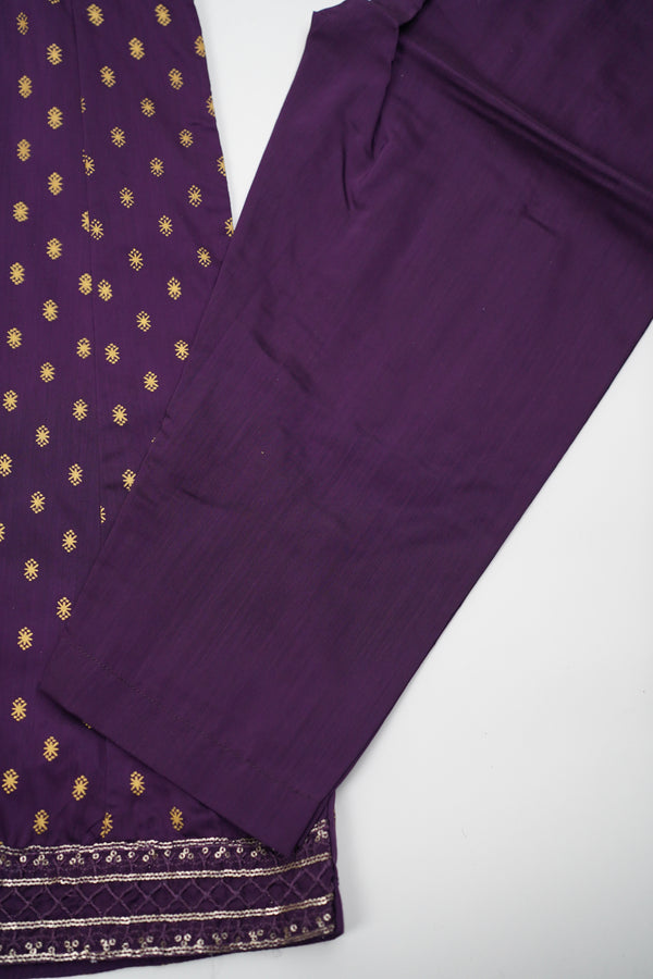 پیاری بیٹی - Kids Festive Collection Outfit with Trouser and Dupatta - Ready to Wear