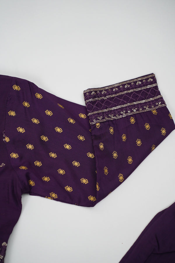 پیاری بیٹی - Kids Festive Collection Outfit with Trouser and Dupatta - Ready to Wear