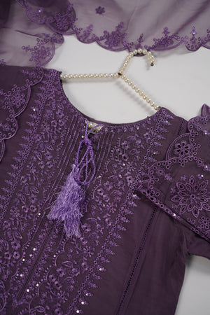 Tehwar - Luxury Organza Outfit with Organza Dupatta - Ready to Wear MC368- Eid Volume 4