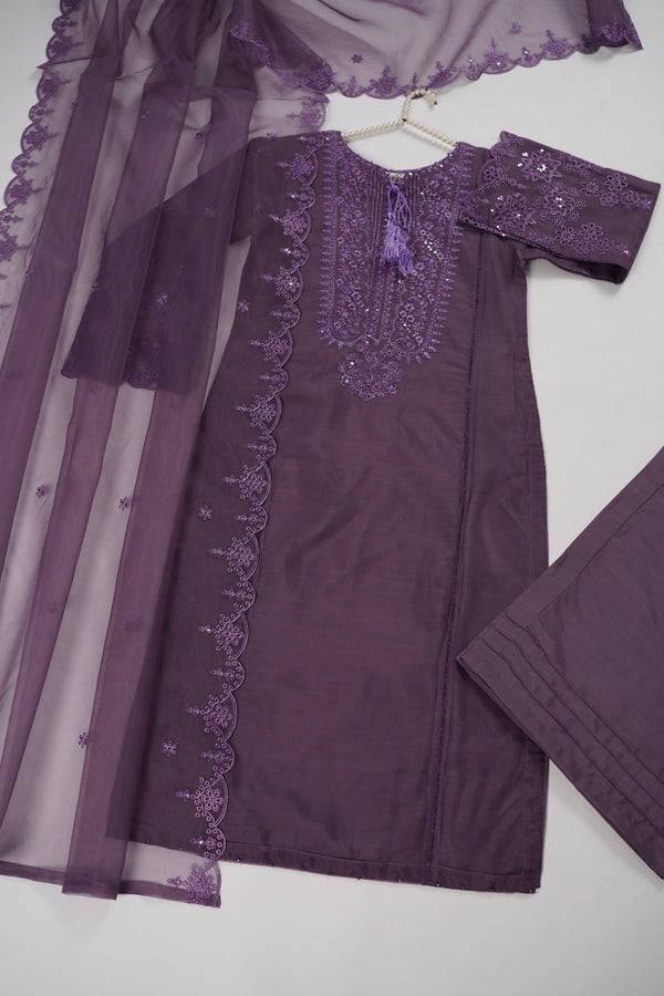 Tehwar - Luxury Organza Outfit with Organza Dupatta - Ready to Wear MC368- Eid Volume 4