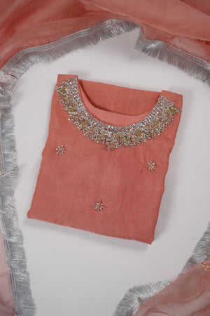 Khaas - Luxury Organza Outfit - Hand Work - Ready to Wear MC363 - Eid Volume 4