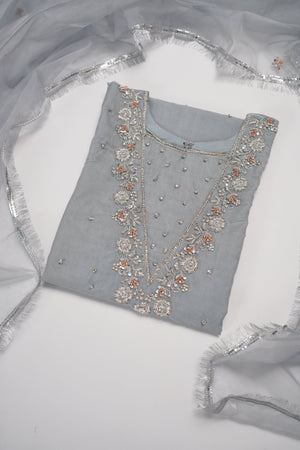 Khaas - Luxury Organza Outfit - Hand Work - Ready to Wear MC362 - Eid Volume 4
