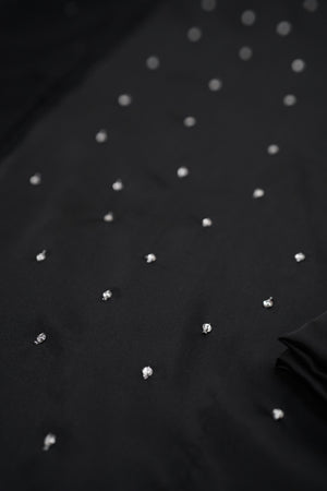 Khaas - Luxury Shamoz Silk Outfit with Chiffon Dupatta - Hand Embroidered - Ready to Wear - Eid25 - KHV1D2