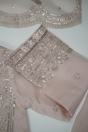Tehwar - Soft Khaddi Net Outfit with Khaddi Dupatta - Ready to Wear