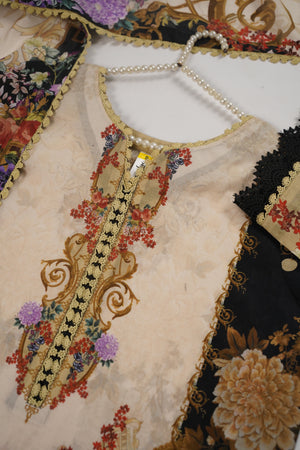 Rozi  - Exclusive Lawn  Outfit with Dupatta - Ready to Wear - SD381