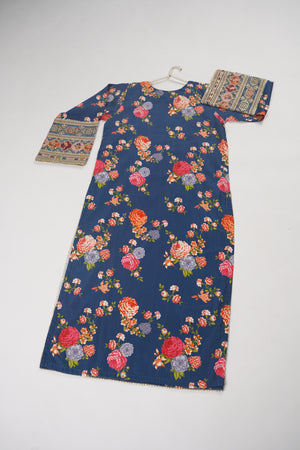 Rozi  - Exclusive Silk  Outfit with Dupatta - Ready to Wear - SD386