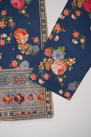 Rozi  - Exclusive Silk  Outfit with Dupatta - Ready to Wear - SD386