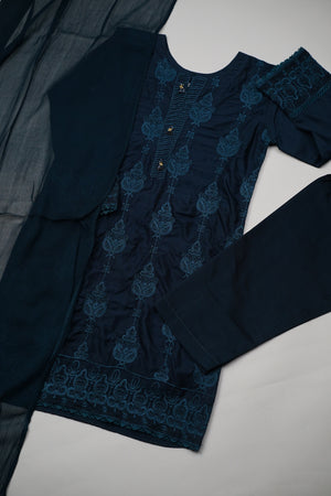 پیاری بیٹی - Kids Festive Collection Outfit with Trouser and Dupatta - Ready to Wear 03