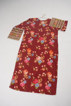Rozi  - Exclusive Silk  Outfit with Dupatta - Ready to Wear - SD387
