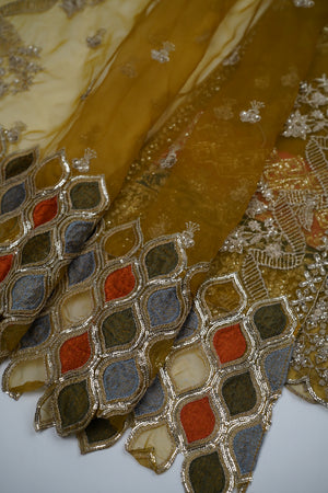 Husan e Jahan - Luxury Chiffon Suit with Chiffon Dupatta - Ready to Wear