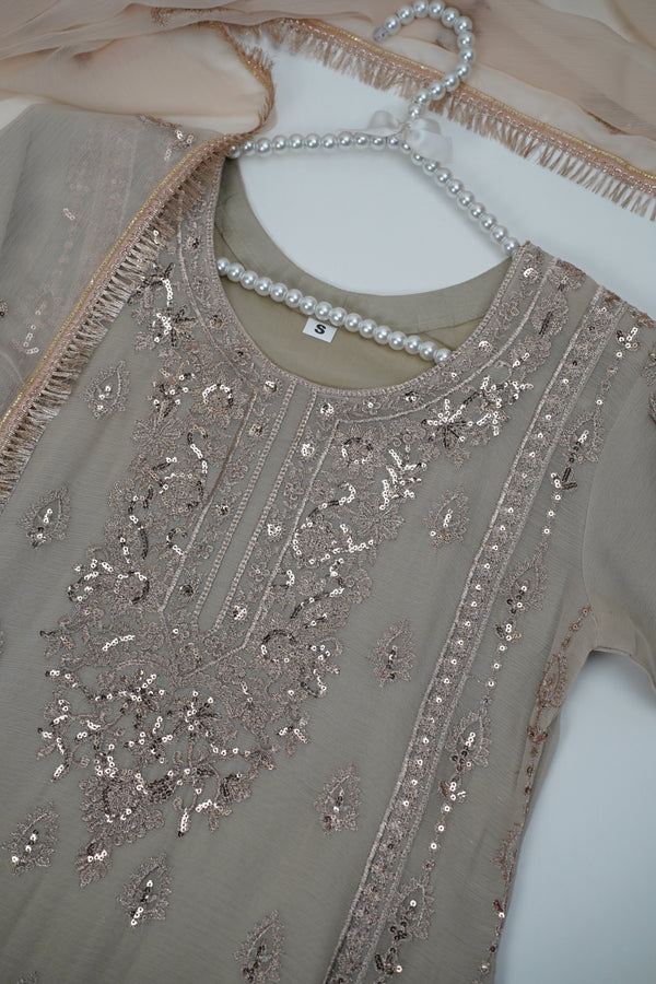 Chiffon Budget Wear Suit with Chiffon Dupatta - Ready to Wear