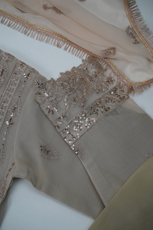 Chiffon Budget Wear Suit with Chiffon Dupatta - Ready to Wear