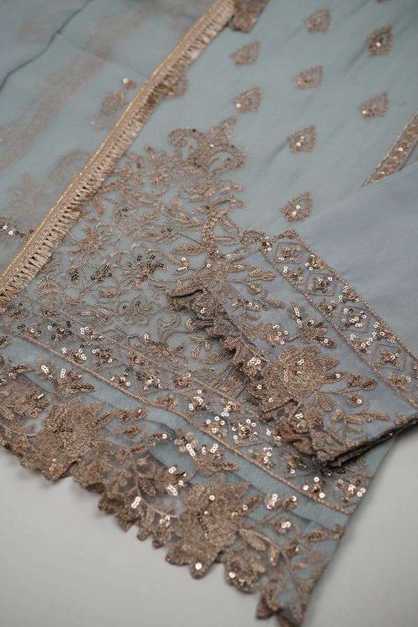 Chiffon Budget Wear Suit with Chiffon Dupatta - Ready to Wear