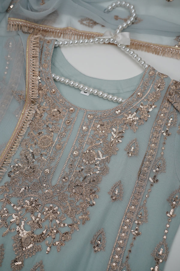 Chiffon Budget Wear Suit with Chiffon Dupatta - Ready to Wear