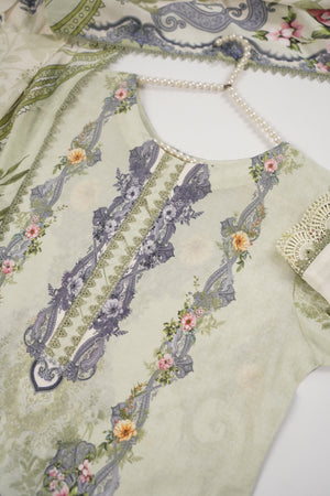 Rozi  - Exclusive Lawn  Outfit with Dupatta - Ready to Wear - SD379