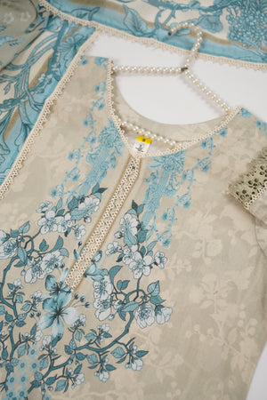 Rozi  - Exclusive Lawn  Outfit with Dupatta - Ready to Wear - SD380