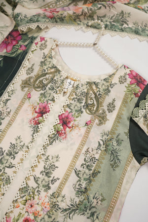 Rozi  - Exclusive Lawn  Outfit with Dupatta - Ready to Wear - SD377