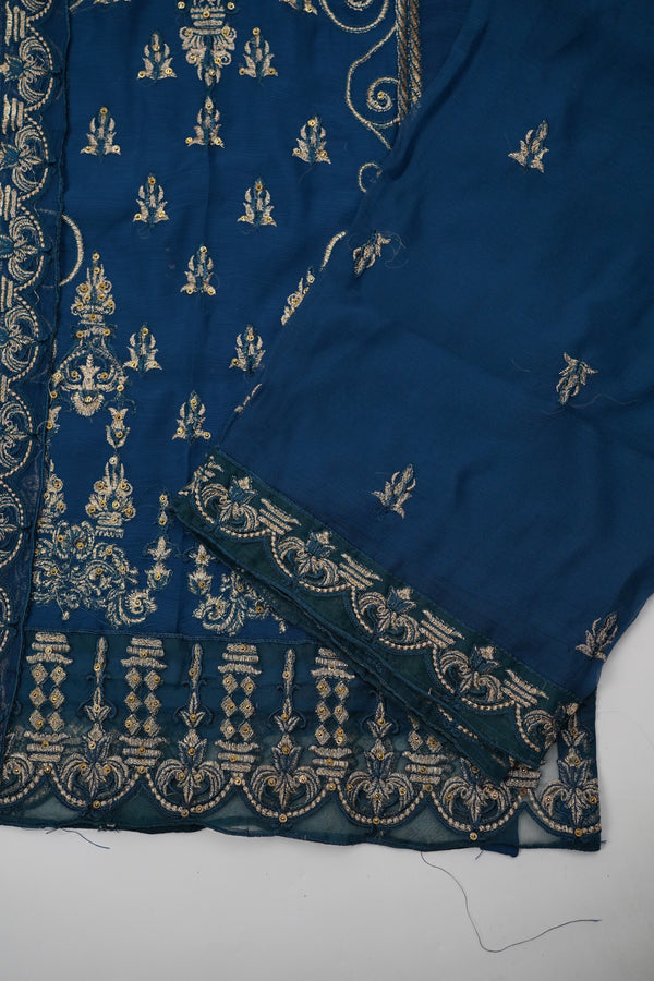 Chiffon Budget Wear Suit with Chiffon Dupatta - Ready to Wear - No Refund No Exchange
