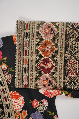 Rozi  - Exclusive Silk  Outfit with Dupatta - Ready to Wear - SD388