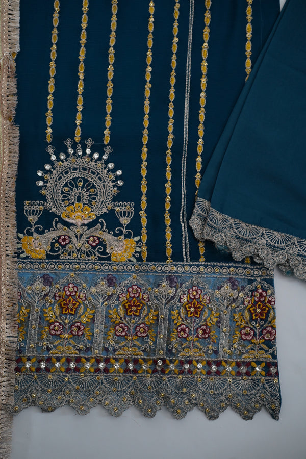 Chiffon Budget Wear Suit with Chiffon Dupatta - Ready to Wear