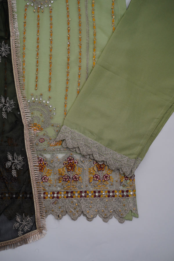 Chiffon Budget Wear Suit with Chiffon Dupatta - Ready to Wear
