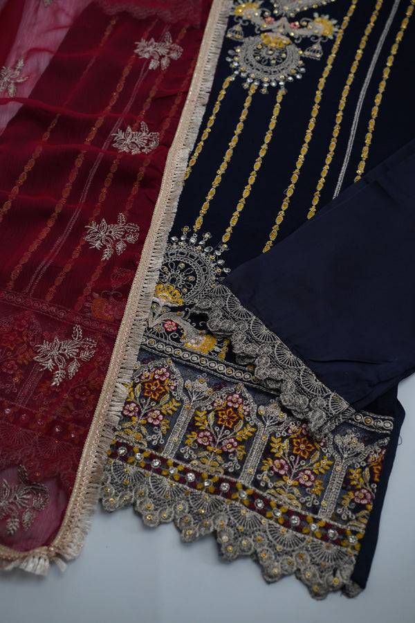 Chiffon Budget Wear Suit with Chiffon Dupatta - Ready to Wear