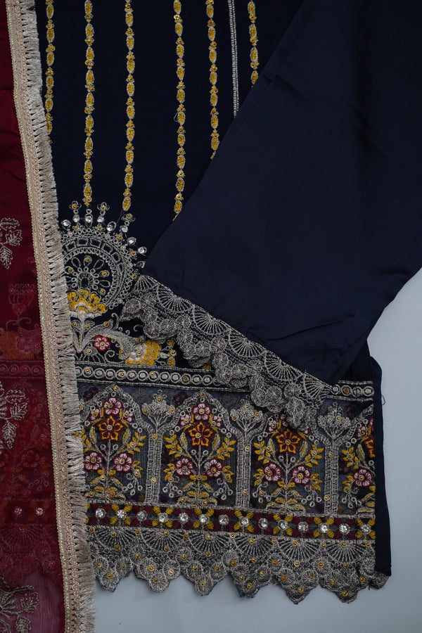 Chiffon Budget Wear Suit with Chiffon Dupatta - Ready to Wear