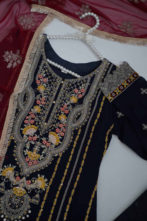 Chiffon Budget Wear Suit with Chiffon Dupatta - Ready to Wear