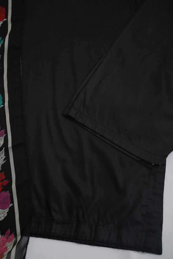 Budget Wear - Linen Printed Suit with Chiffon Dupatta  - Ready to Wear