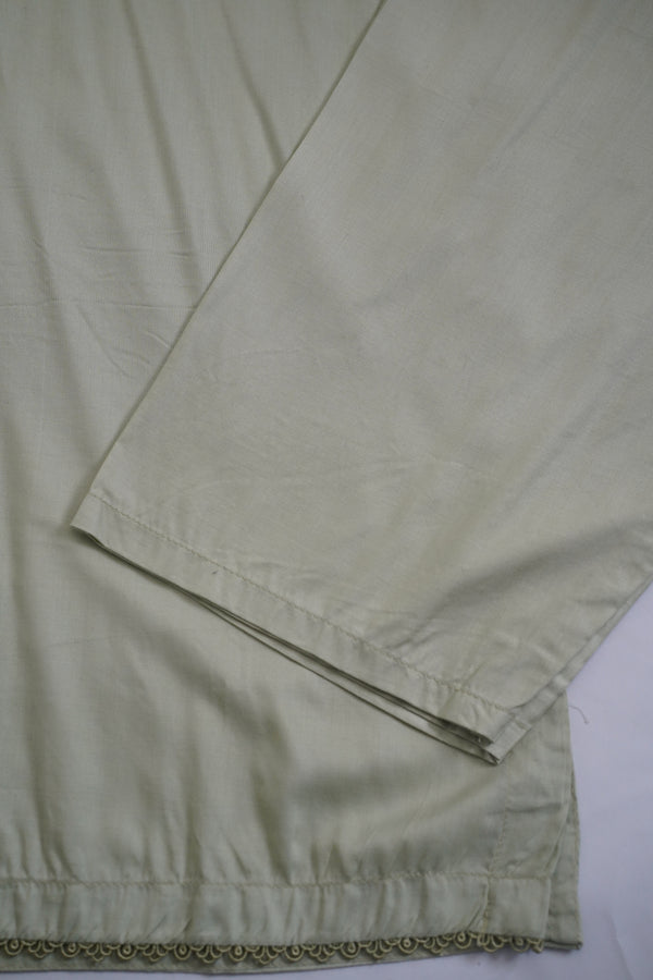 Budget Wear - Linen Printed Suit with Chiffon Dupatta  - Ready to Wear