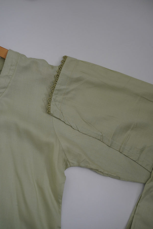 Budget Wear - Linen Printed Suit with Chiffon Dupatta  - Ready to Wear