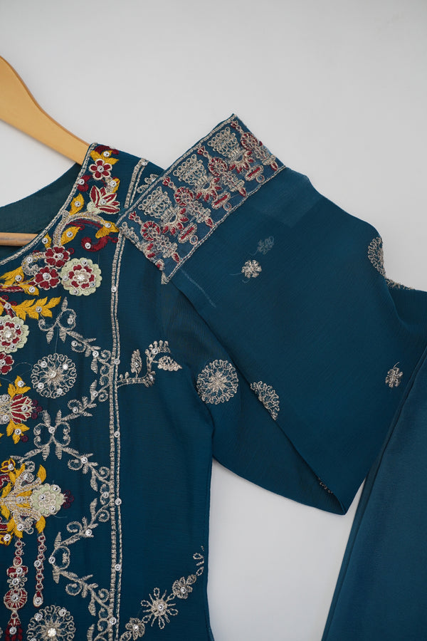 Eid with SajhDajh - Chiffon Budget Wear Suit with Chiffon Dupatta - Ready to Wear