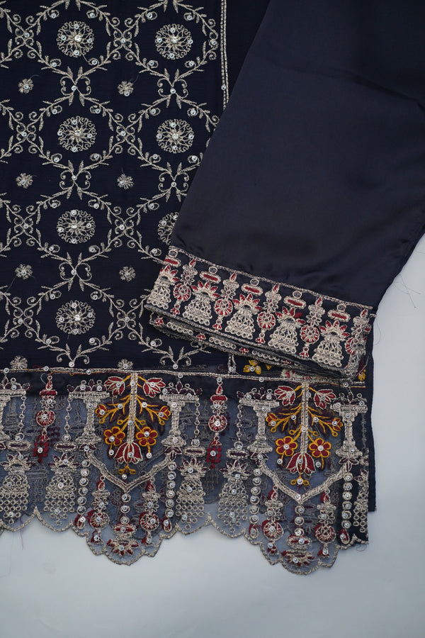Eid with SajhDajh - Chiffon Budget Wear Suit with Chiffon Dupatta - Ready to Wear