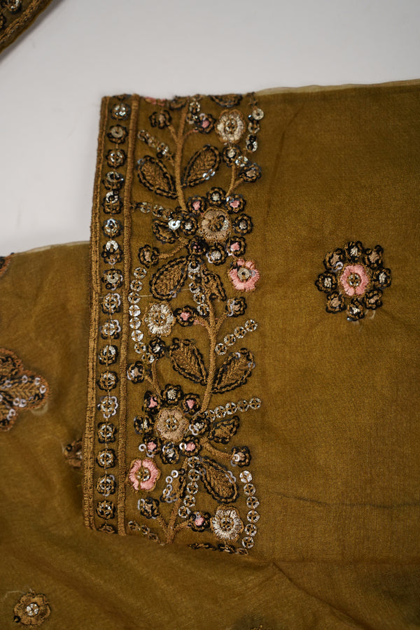 Tehwar - Luxury Organza Outfit - Festive Collection - Ready to Wear - TEHV8D3