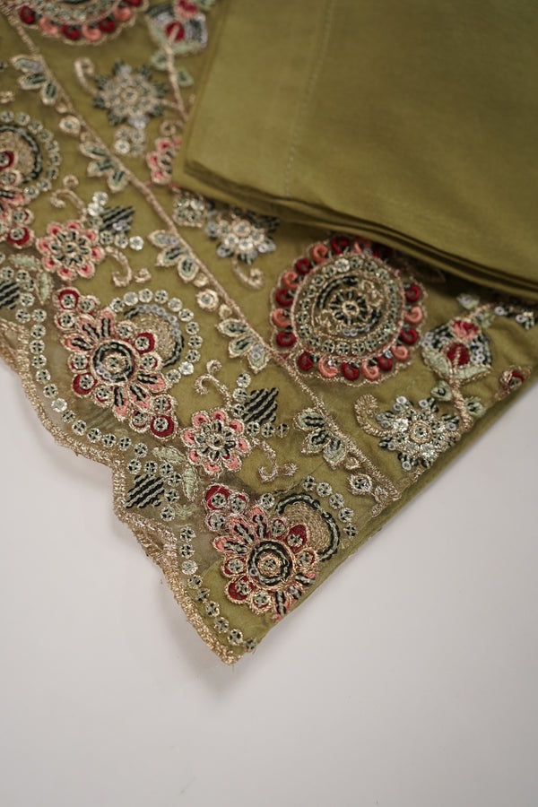 Tehwar - Luxury Organza Outfit - Festive Collection - Ready to Wear - TEHV8D4