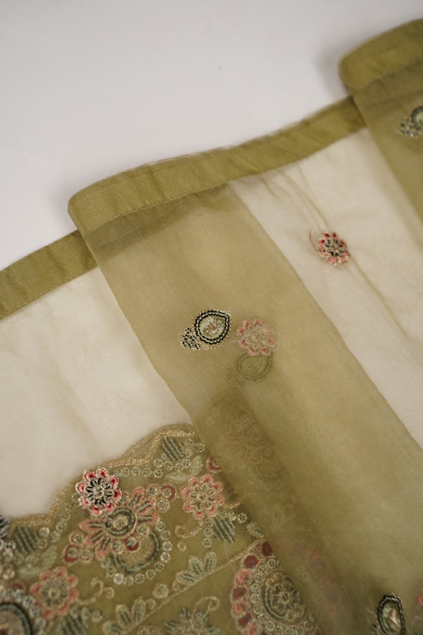 Tehwar - Luxury Organza Outfit - Festive Collection - Ready to Wear - TEHV8D4