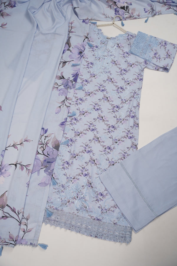 Rozi - Exclusive Karandi Outfit with Shawl - Ready to Wear -SD250 - Eid Volume 2