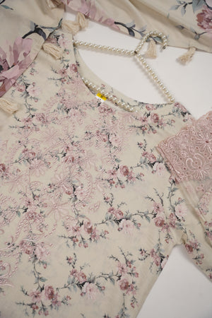 Rozi - Exclusive Karandi Outfit with Shawl - Ready to Wear -SD248 - Eid Volume 2