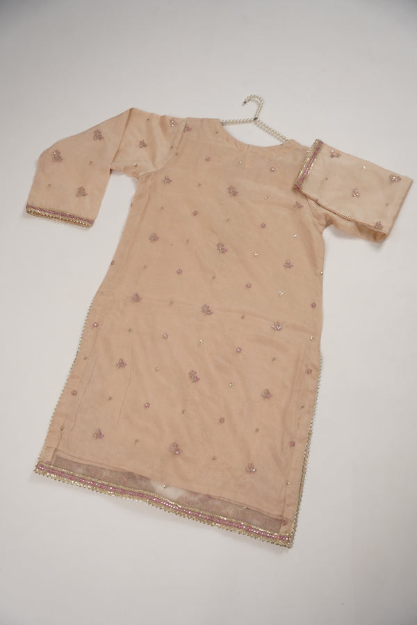 Tehwar - Luxury Organza Outfit with Organza Dupatta and Gharara - Ready to Wear SD247  - Eid Volume 1