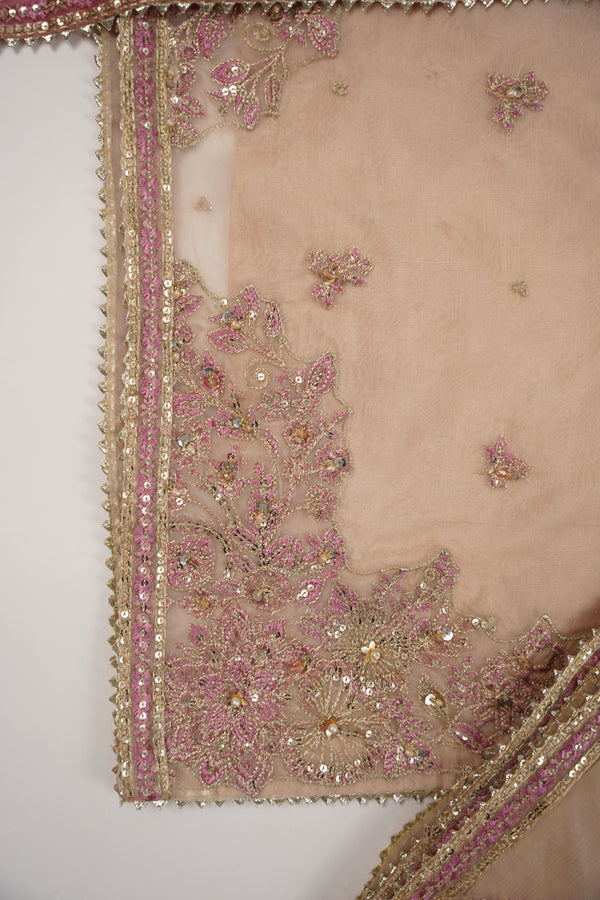 Tehwar - Luxury Organza Outfit with Organza Dupatta and Gharara - Ready to Wear SD247  - Eid Volume 1