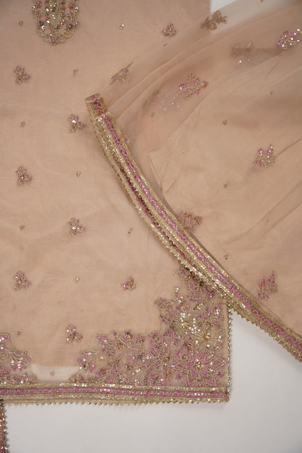 Tehwar - Luxury Organza Outfit with Organza Dupatta and Gharara - Ready to Wear SD247  - Eid Volume 1