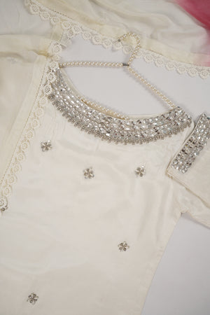 Khaas - Luxury Silk Outfit - Hand Work - Ready to Wear SD391