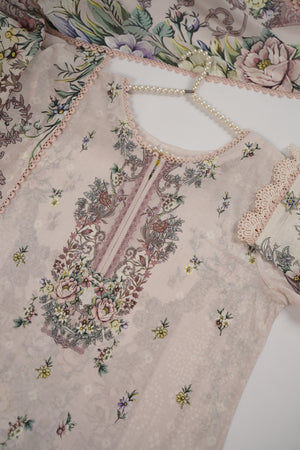 Rozi  - Exclusive Lawn  Outfit with Dupatta - Ready to Wear - SD392
