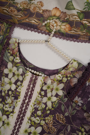 Rozi  - Exclusive Lawn  Outfit with Dupatta - Ready to Wear - SD393