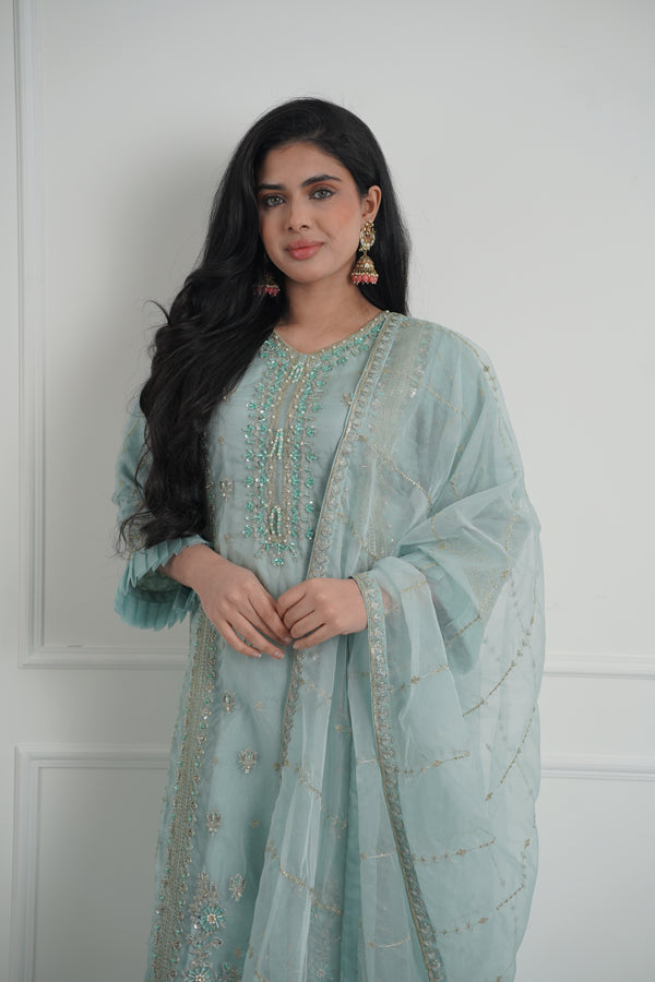 Tehwar - Luxury Organza Outfit - Festive Collection - Ready to Wear - Eid Volume 1